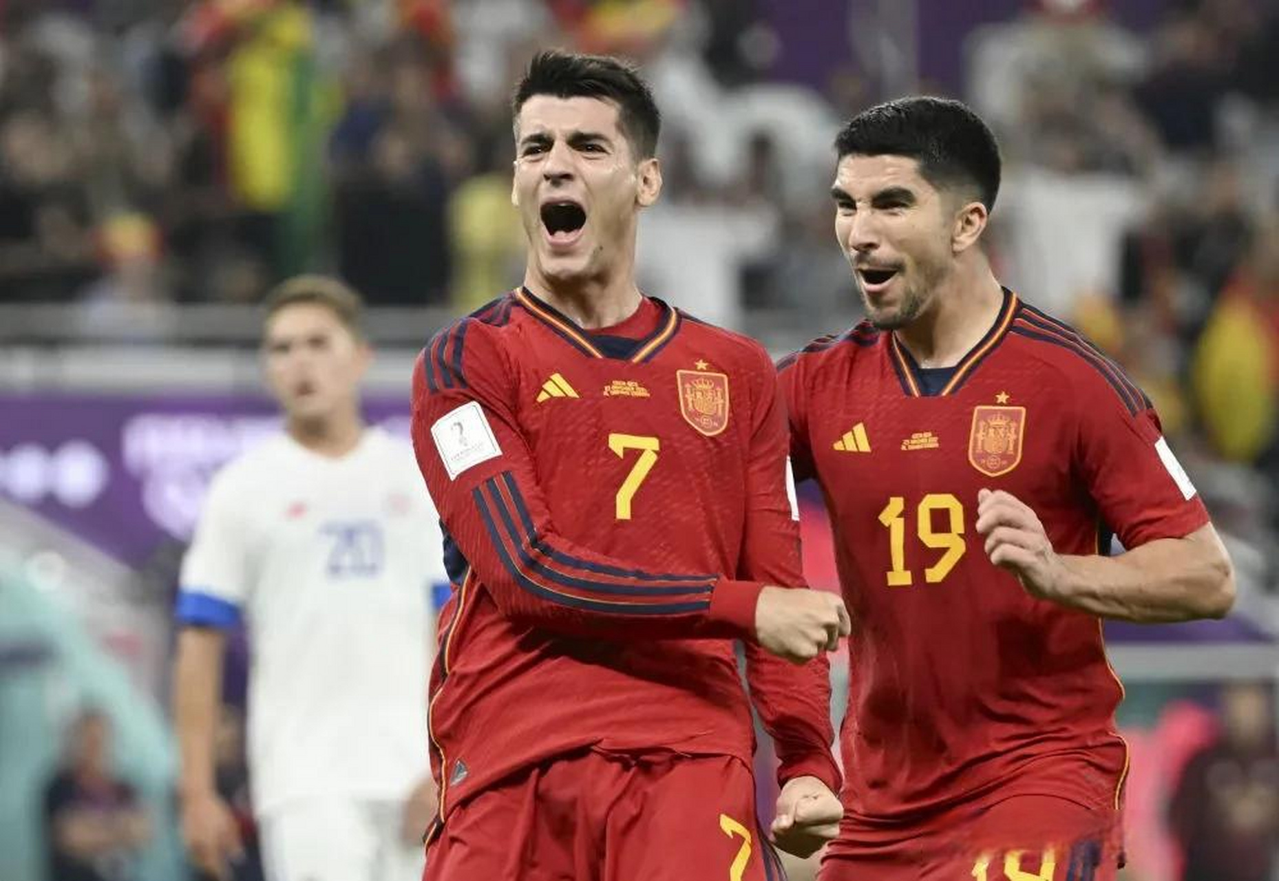 澳大利亚队与摩洛哥队争夺胜利